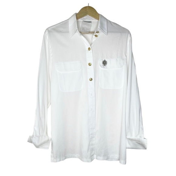 HORST Basler White Vintage Button Up Shirt US L - Picture 1 of 9